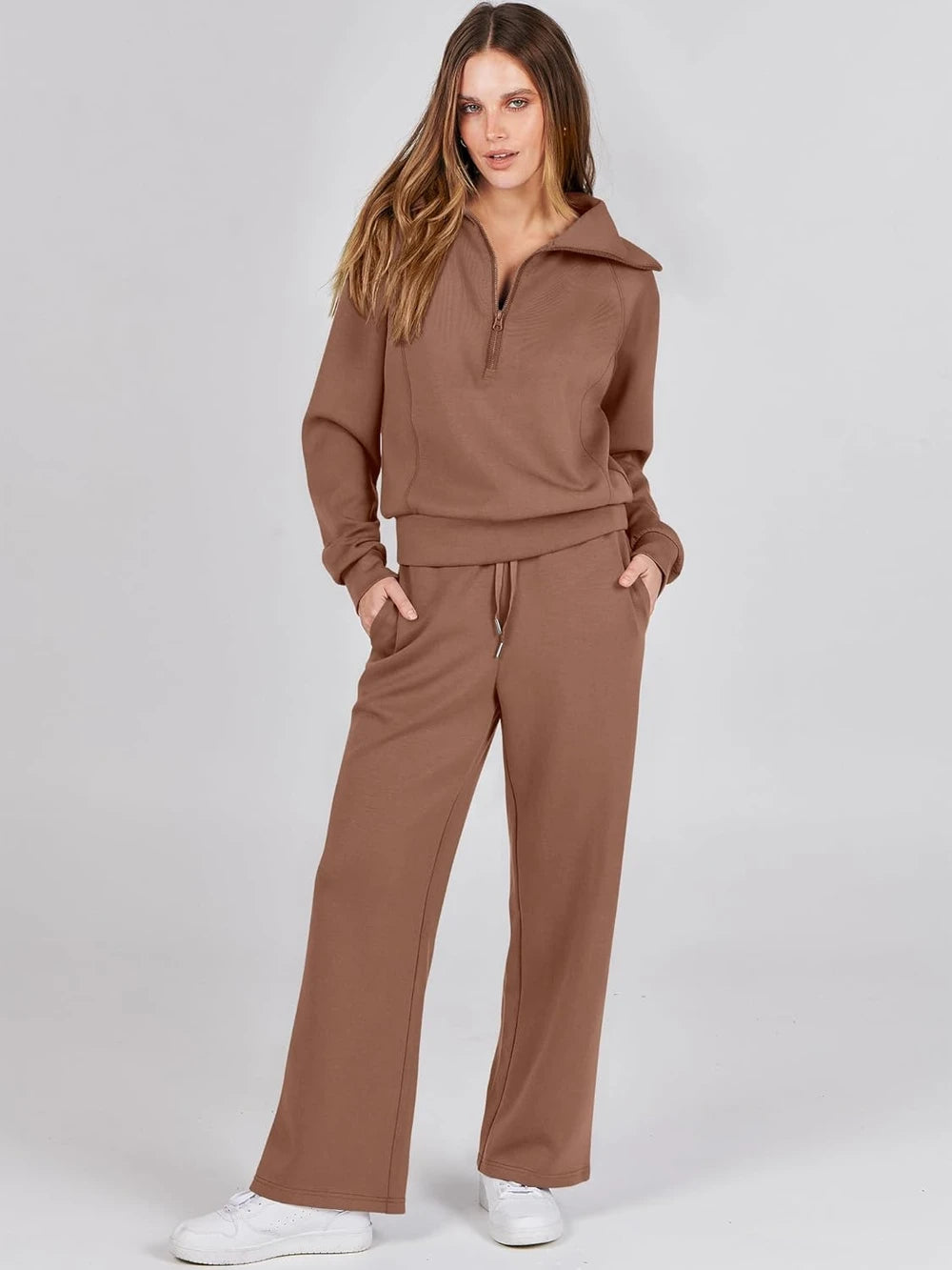 ANRABESS Two-Piece Lounge Set