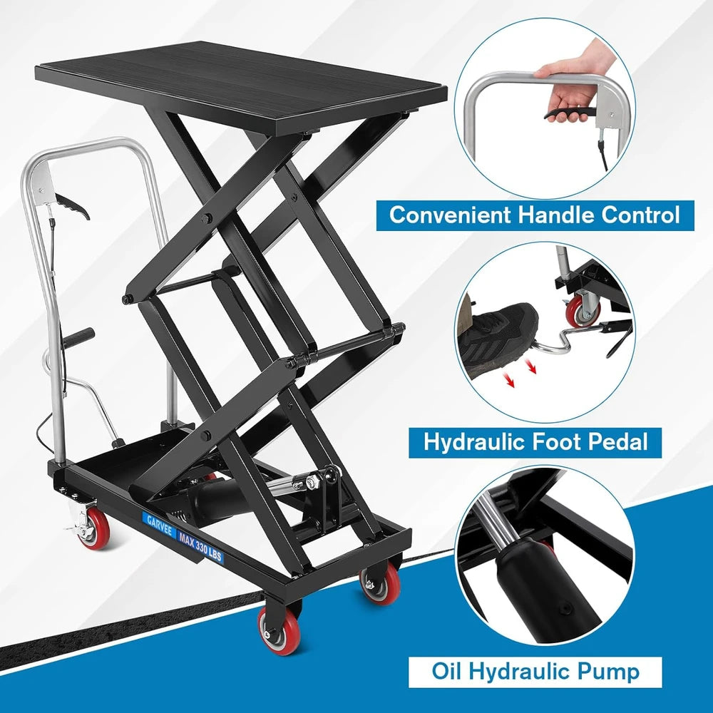 Garvee Hydraulic Lift Table 330 LBS 50"