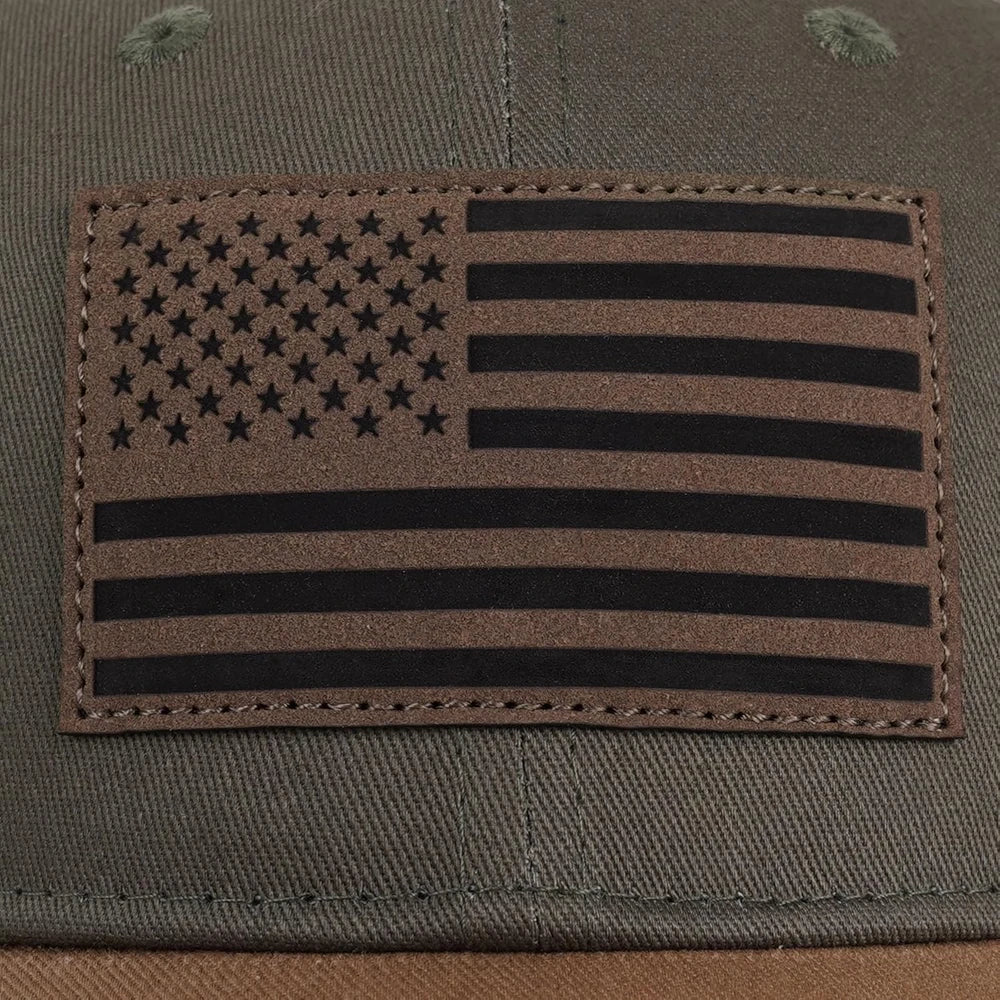 American Flag Trucker Hat