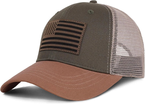 American Flag Trucker Hat