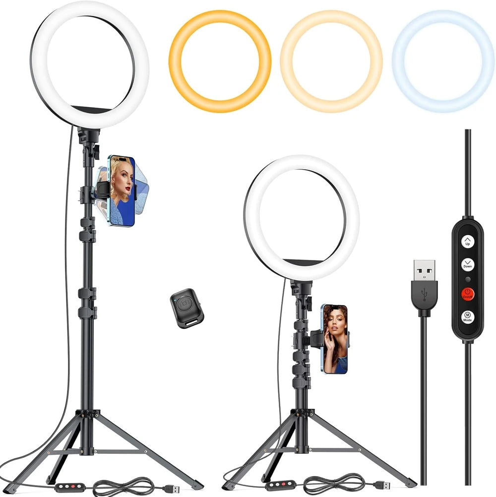 Kaiess 10.2" Ring Light Tripod