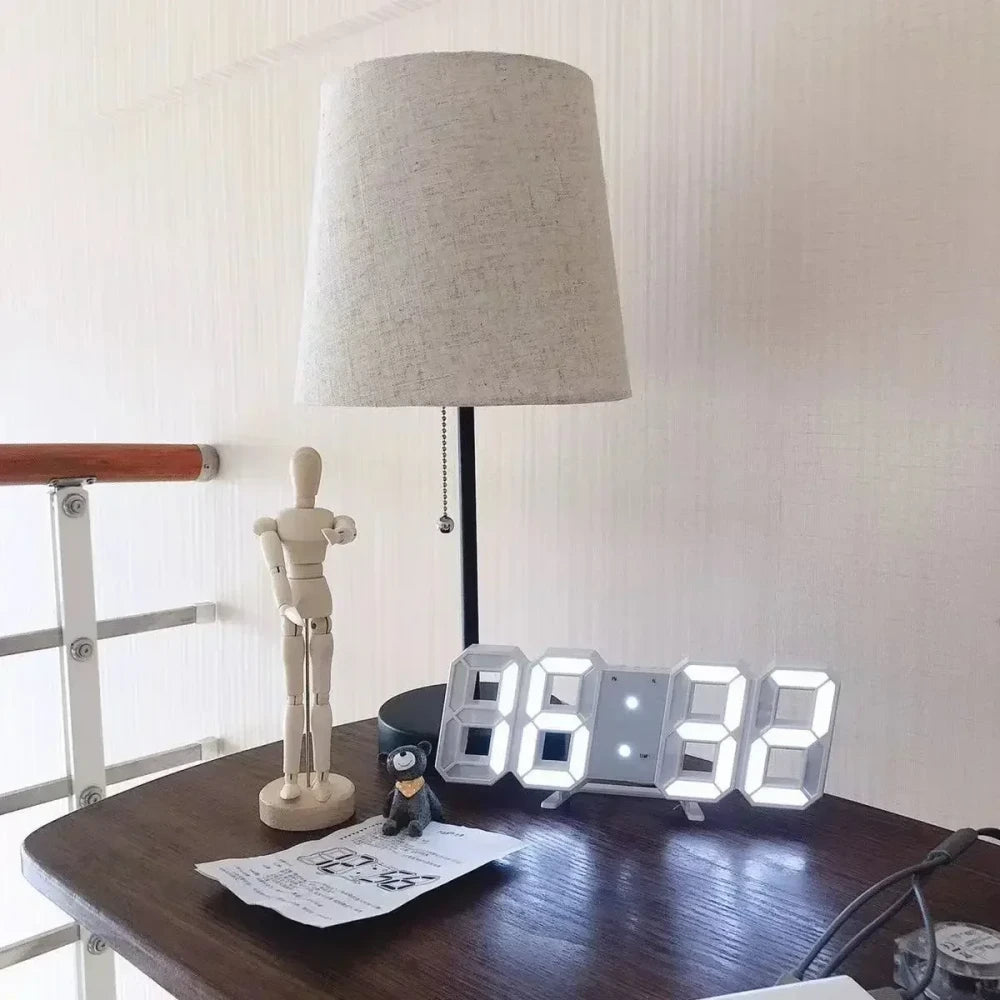 Minimalist LED Digital Wall Clock