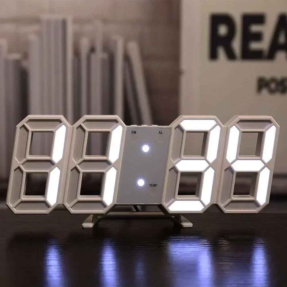 Minimalist LED Digital Wall Clock