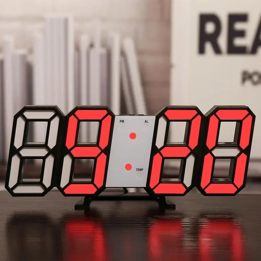 Minimalist LED Digital Wall Clock