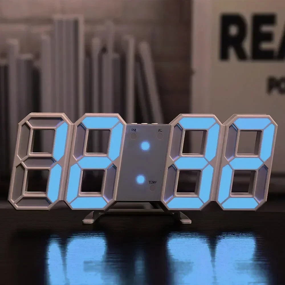 Minimalist LED Digital Wall Clock