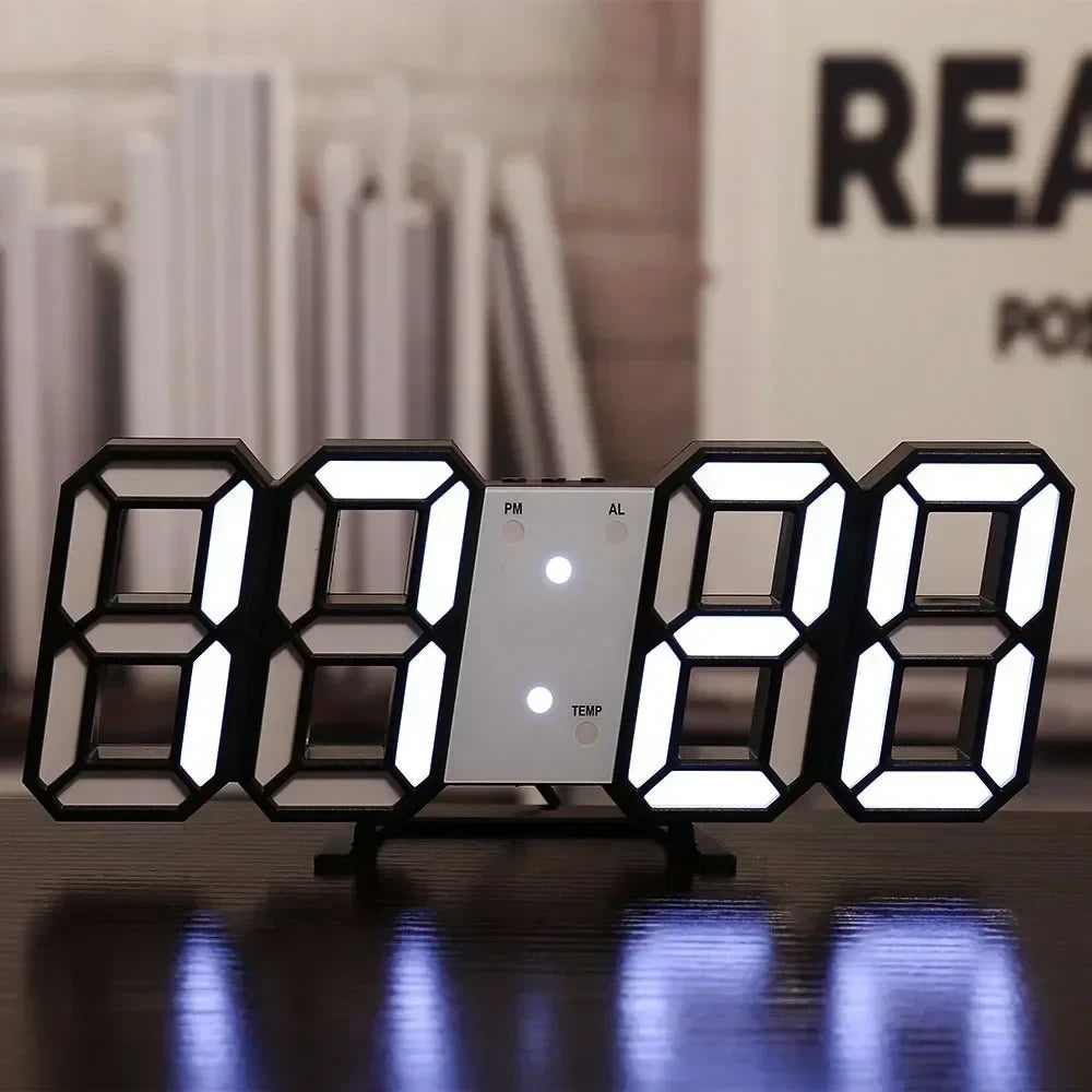Minimalist LED Digital Wall Clock