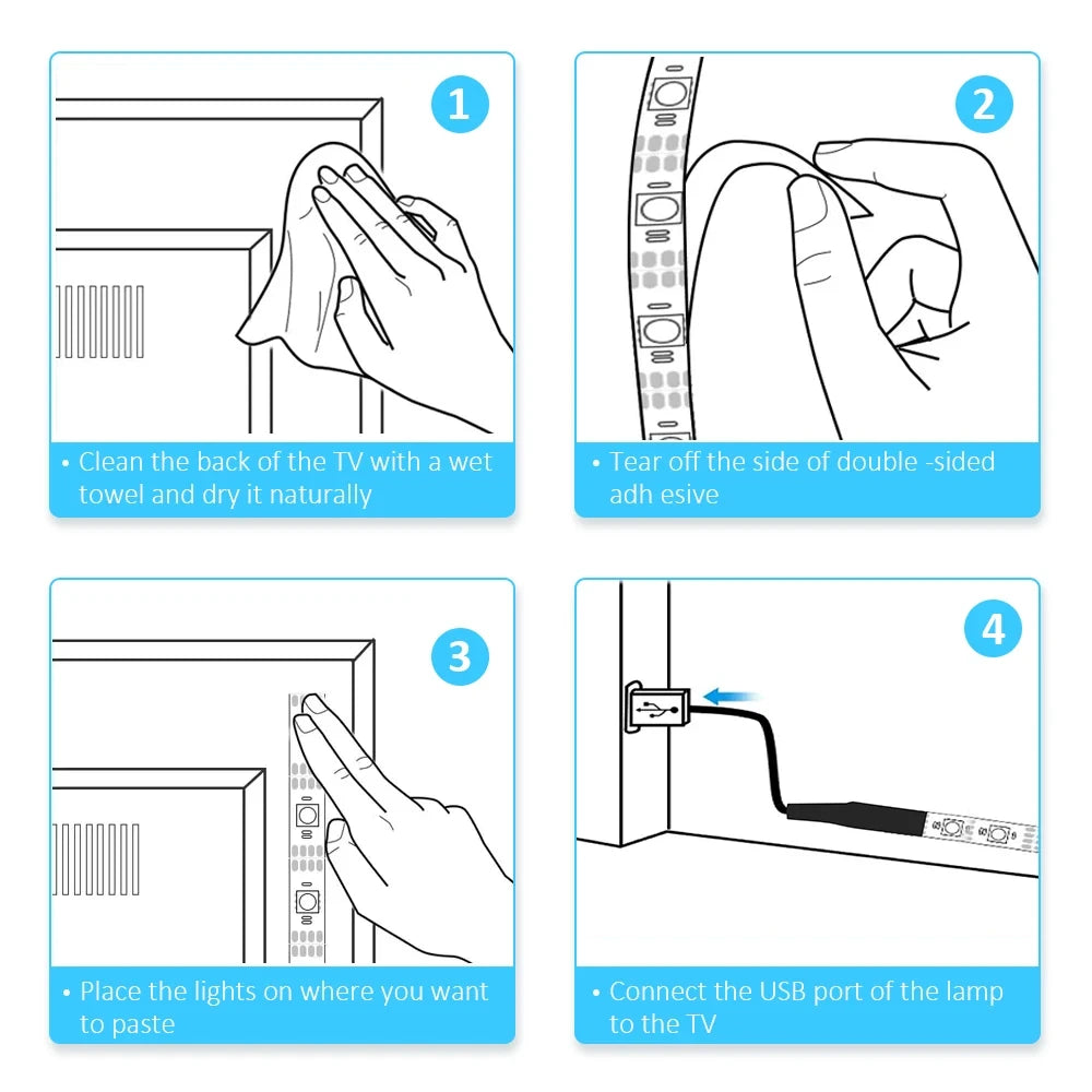 USB LED TV Backlight Strip