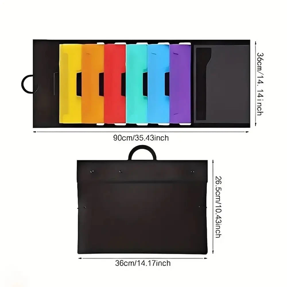 Six-Pocket Hanging File Organizer
