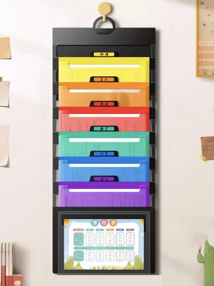 Six-Pocket Hanging File Organizer