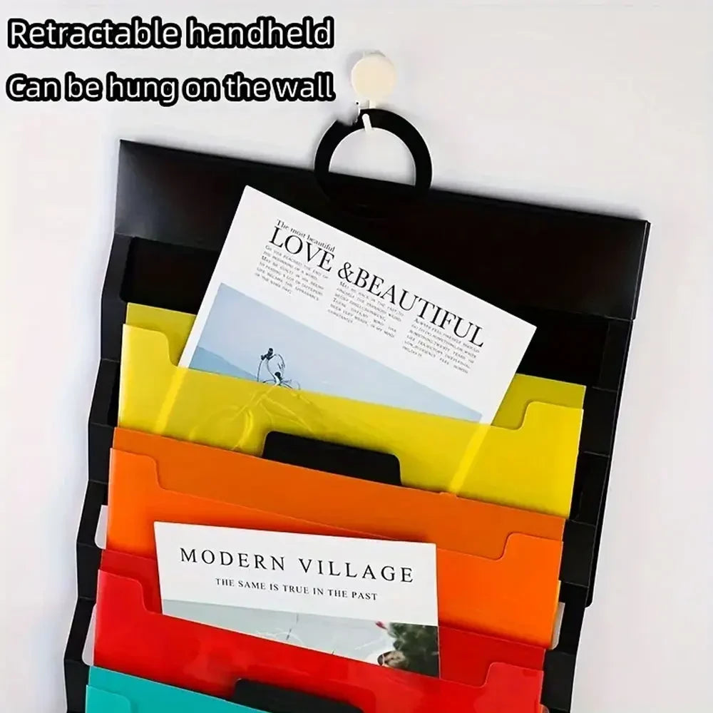 Six-Pocket Hanging File Organizer