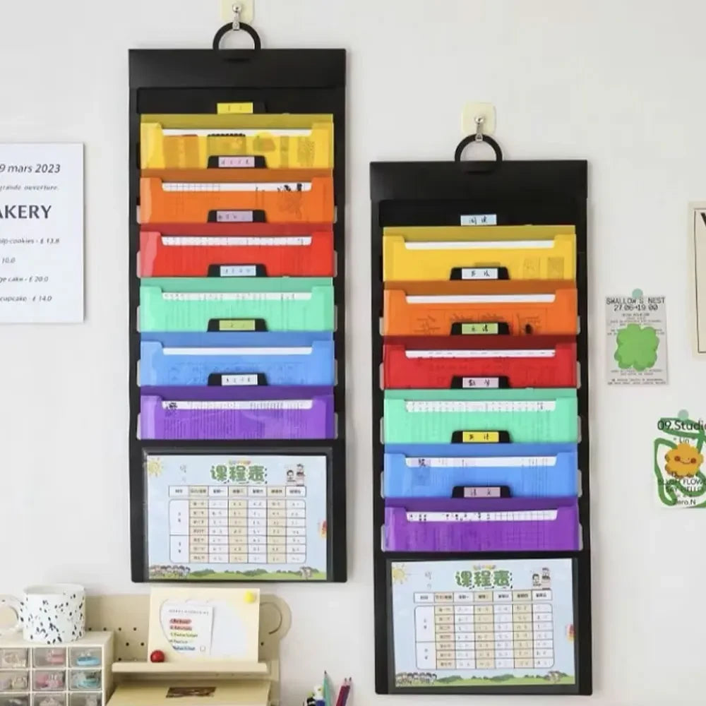 Six-Pocket Hanging File Organizer