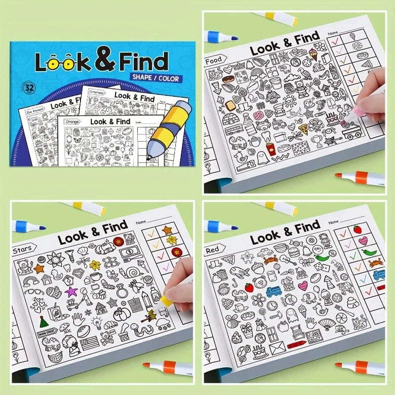 Interactive Seek and Find Activity Book