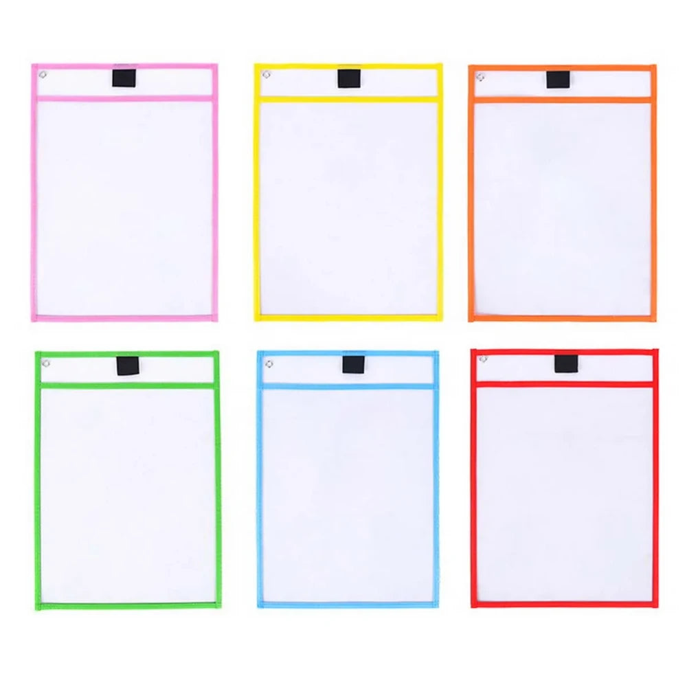 Reusable Dry Erase Pocket Set