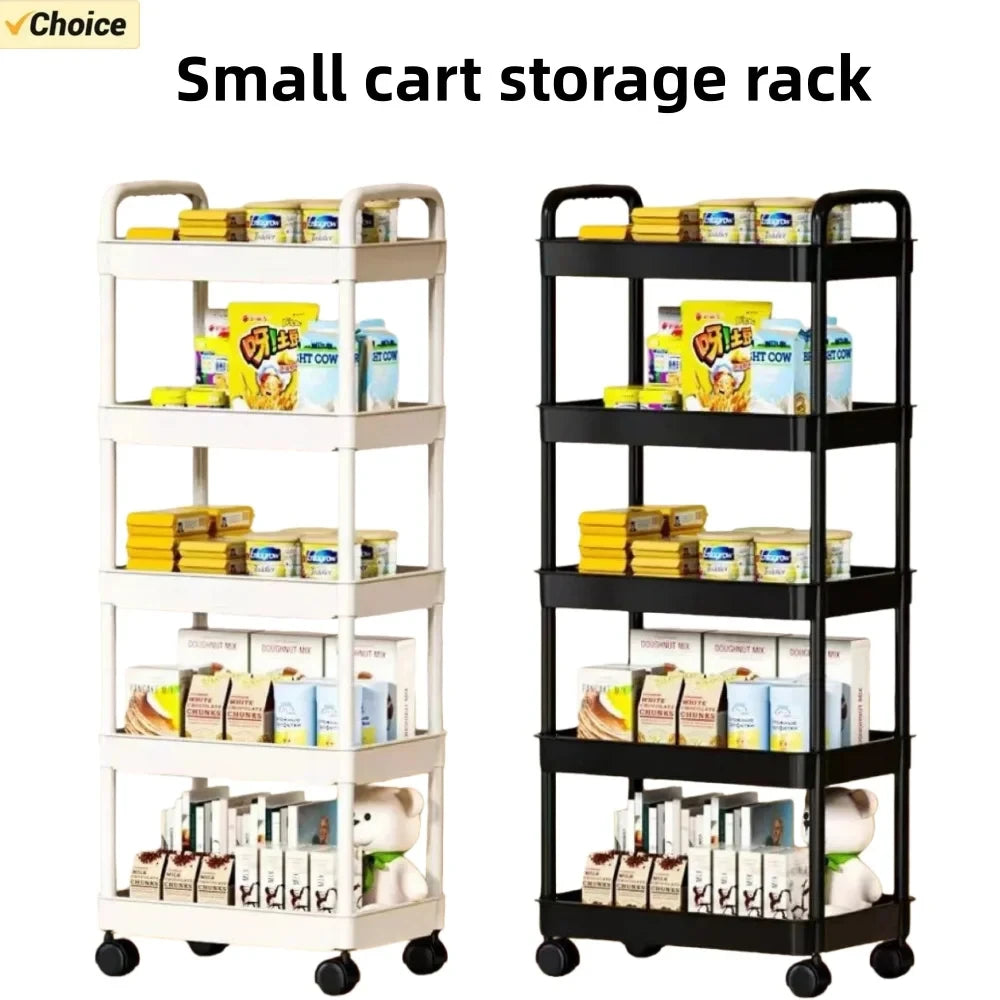 Mobile Five-Tier Storage Trolley