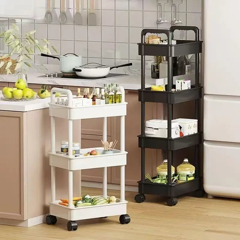 Mobile Five-Tier Storage Trolley